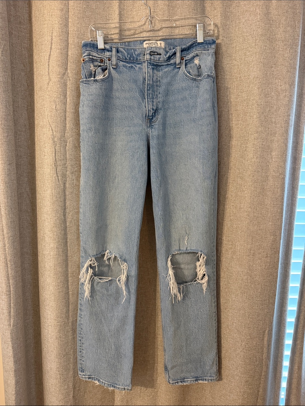 Abercrombie & Fitch Curve Love The 90’s Straight Ultra High Rise